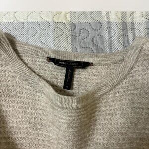 BCBGMaxAzria Women's Soft Beige Sweater